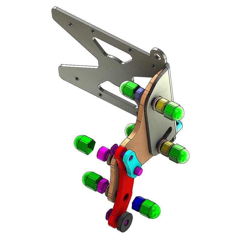 Support de plaque latéral BMW R1200 NINE T